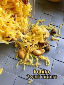 Potato sweet mixture