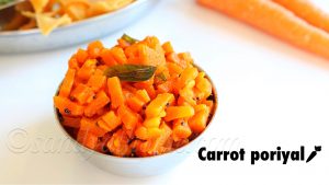 carrot poriyal