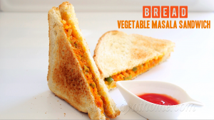 bread vegetable masala sandwich