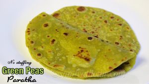 peas paratha