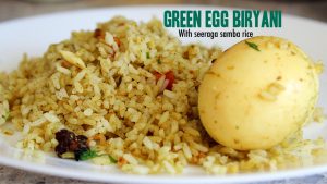 green egg biryani
