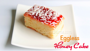 eggless honey cake