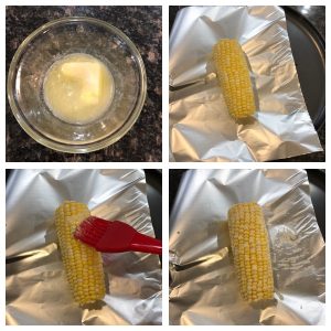 Butter all the corn on the cob