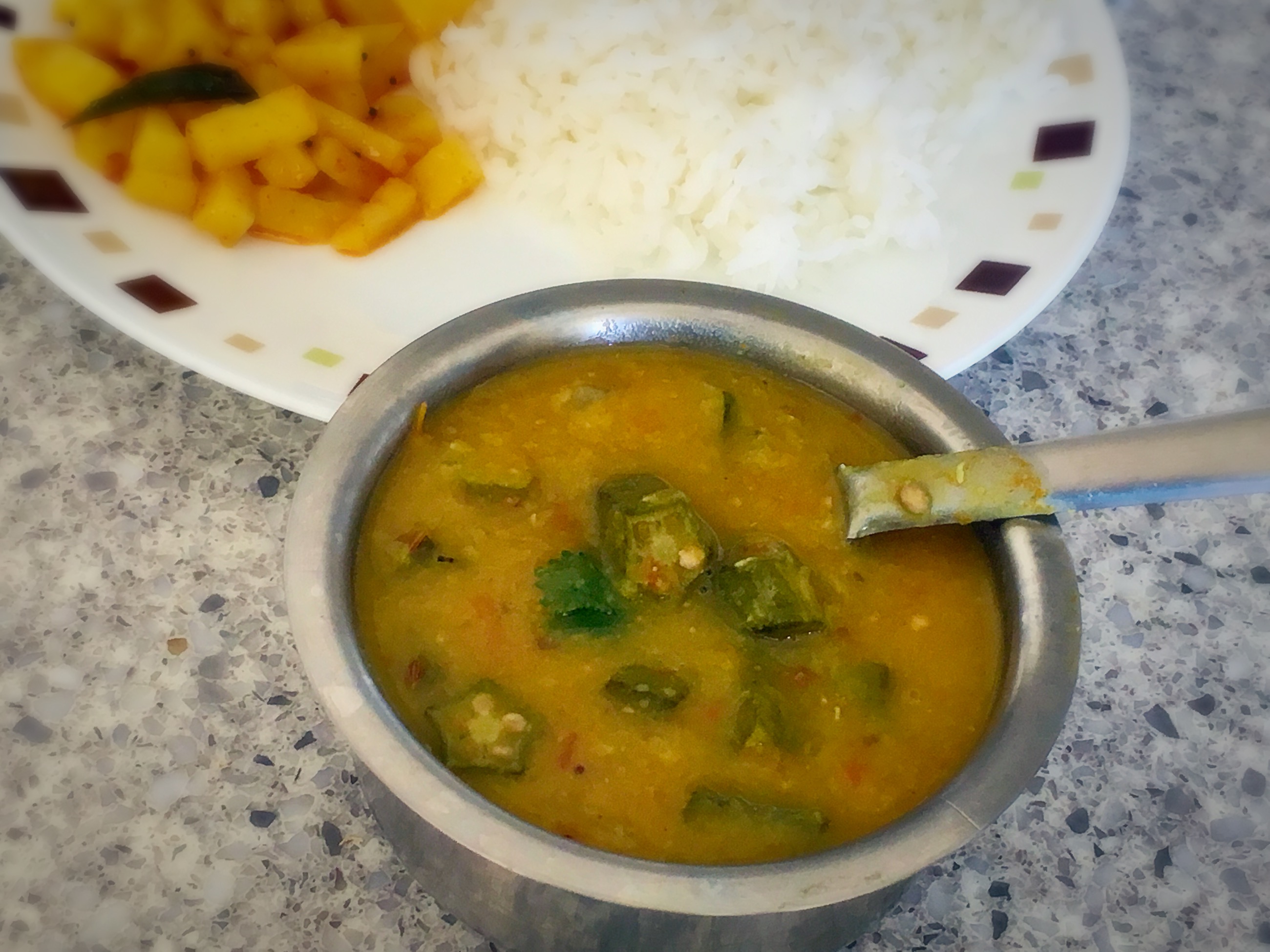 vendakkai sambar