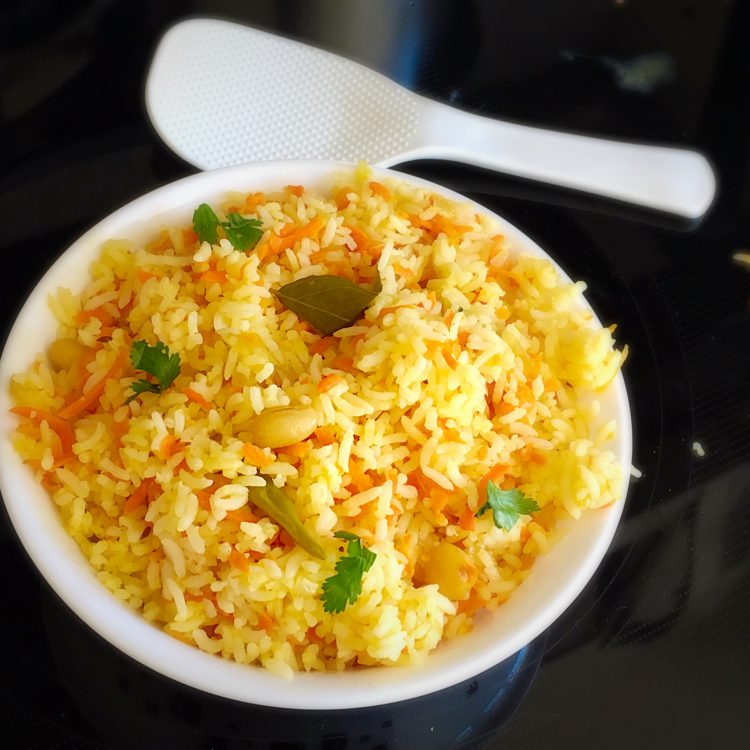 Carrot rice, How to make carrot rice, Lunch recipes Sandhya's recipes