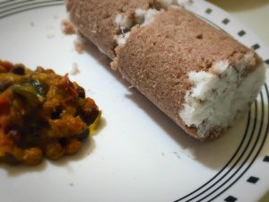 puttu with kadalai curry