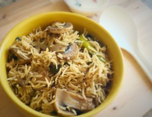 mushroom biryani, veg biryani, south indian biryani, biryani,veg biryani,vegetable biryani,chicken biryani,veg biriyani,vegetable biriyani