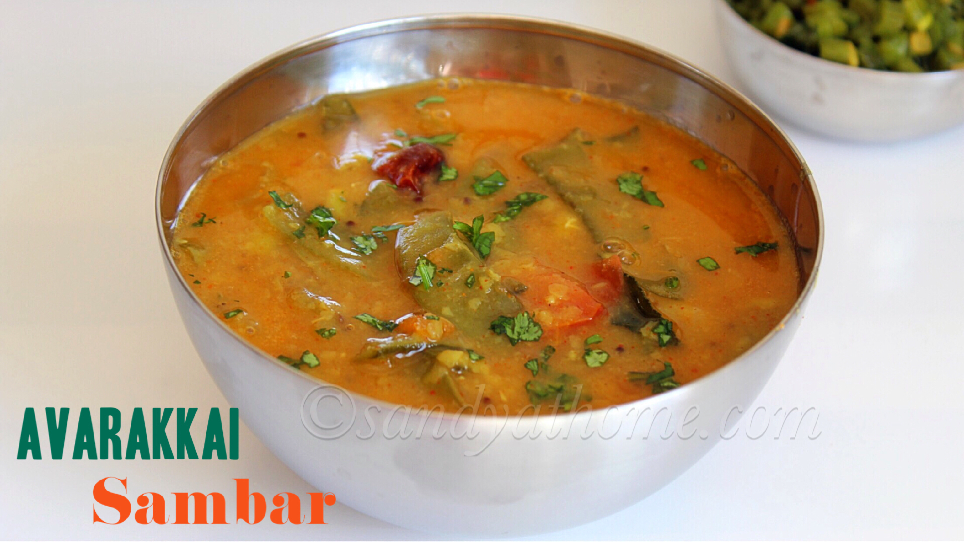 avarakkai sambar, sambar