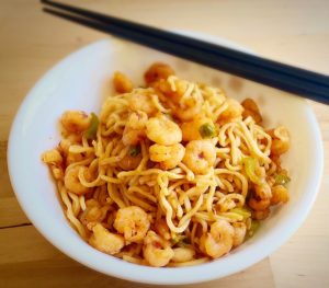 garlic shrimp noodles recipe