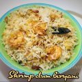 Shrimp dum biryani