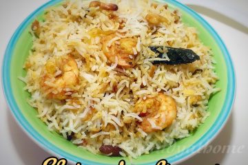 Shrimp dum biryani