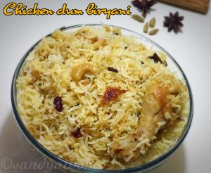 Chicken dum biryani
