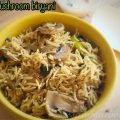 mushroom biryani