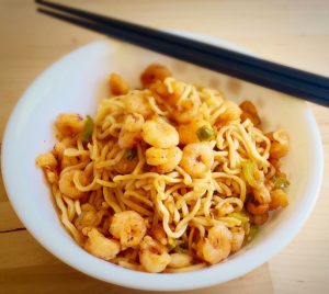garlic shrimp noodles recipe