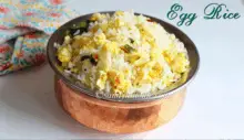 Egg rice recipe, Guddu rice, How to make egg rice