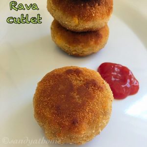 rava cutlet