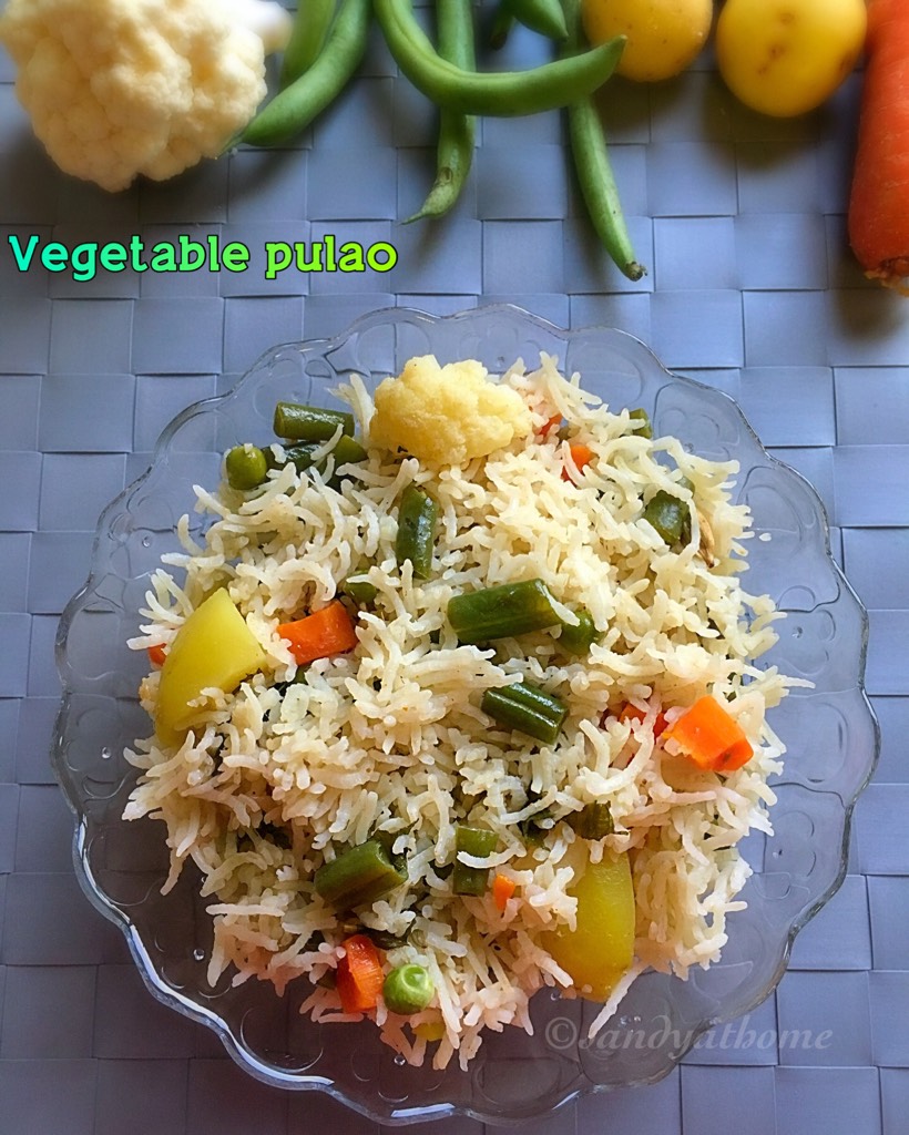 Veg pulao recipe, Mixed vegetable pulav, How to make veg pulao ...