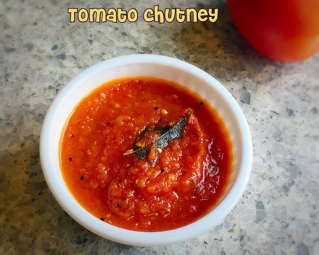 Tomato chutney, Thakkali chutney recipe, How to make tomato chutney
