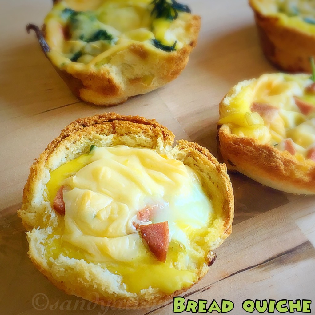 Bread quiche