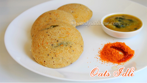 idli, oats idli