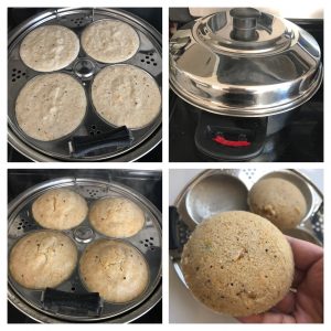 steam idli and serve it hot