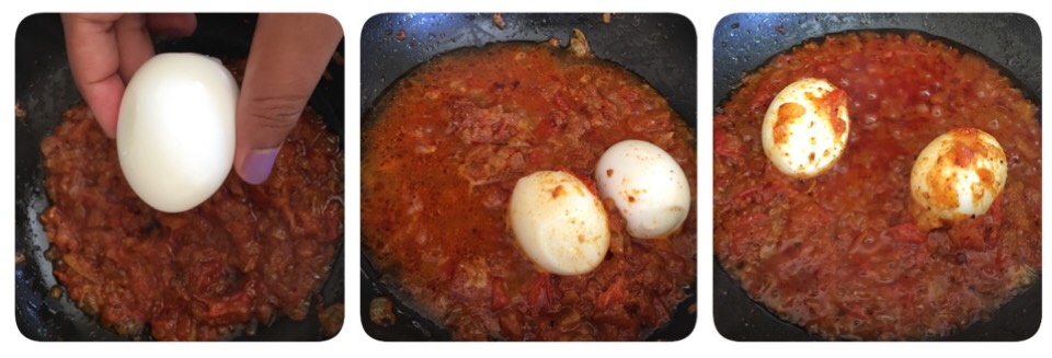 Egg curry recipe, How to make egg curry - Sandhya's recipes