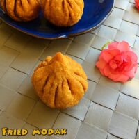 Fried modak, How to make fried modak