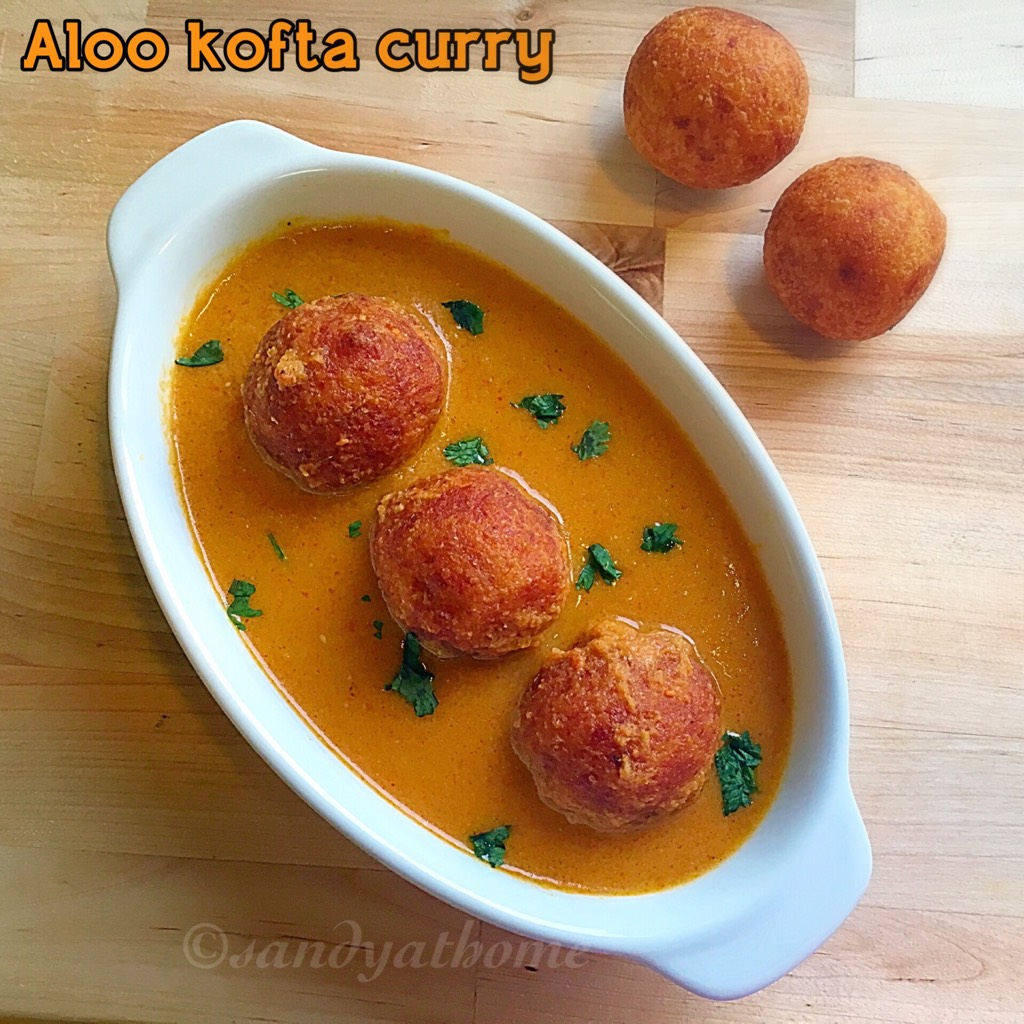 Aloo kofta curry recipe, How to make Aloo kofta gravy - Sandhya&amp;#39;s recipes