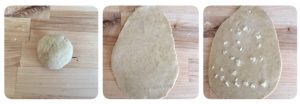 Oats garlic naan