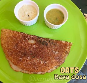 oats rava dosa