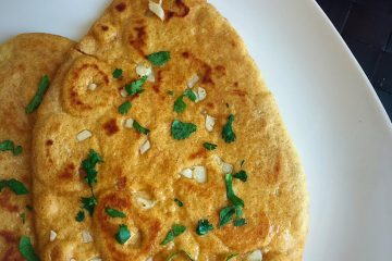 Oats garlic naan