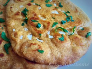 Oats garlic naan