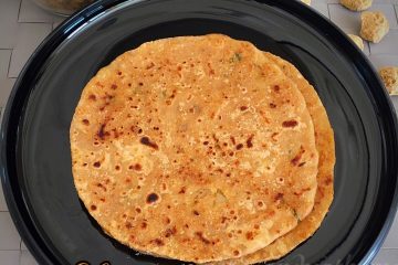 soya keema paratha