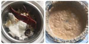 Red chilli coconut chutney