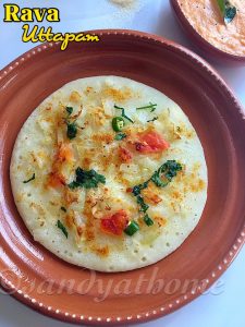 Rava uttapam