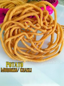 Potato murukku