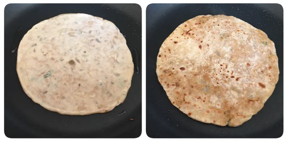 soya keema paratha