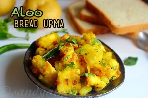 Aloo bread upma