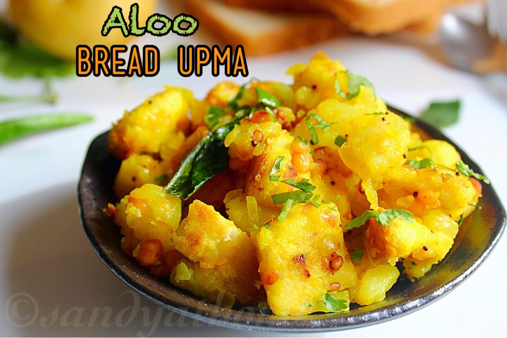 Aloo bread upma