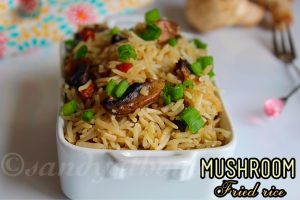 Mushroom fried rice