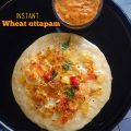 wheat uttapam