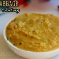 Cabbage chutney