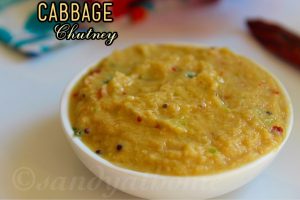 Cabbage chutney