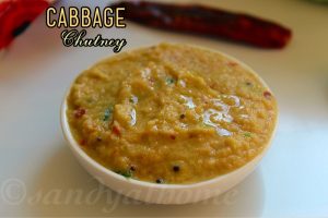 Cabbage chutney