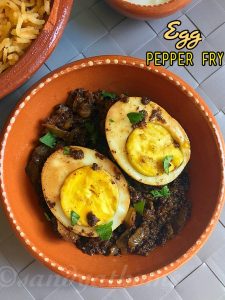 Egg Pepper fry