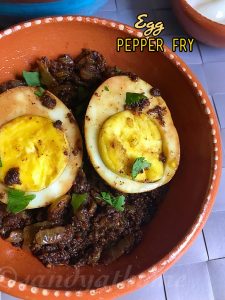 Egg Pepper fry