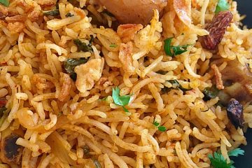 tawa chicken biryani