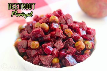 Beetroot poriyal