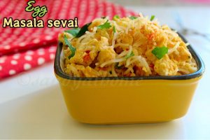 Egg masala sevai