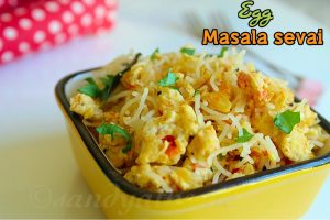 Egg masala sevai